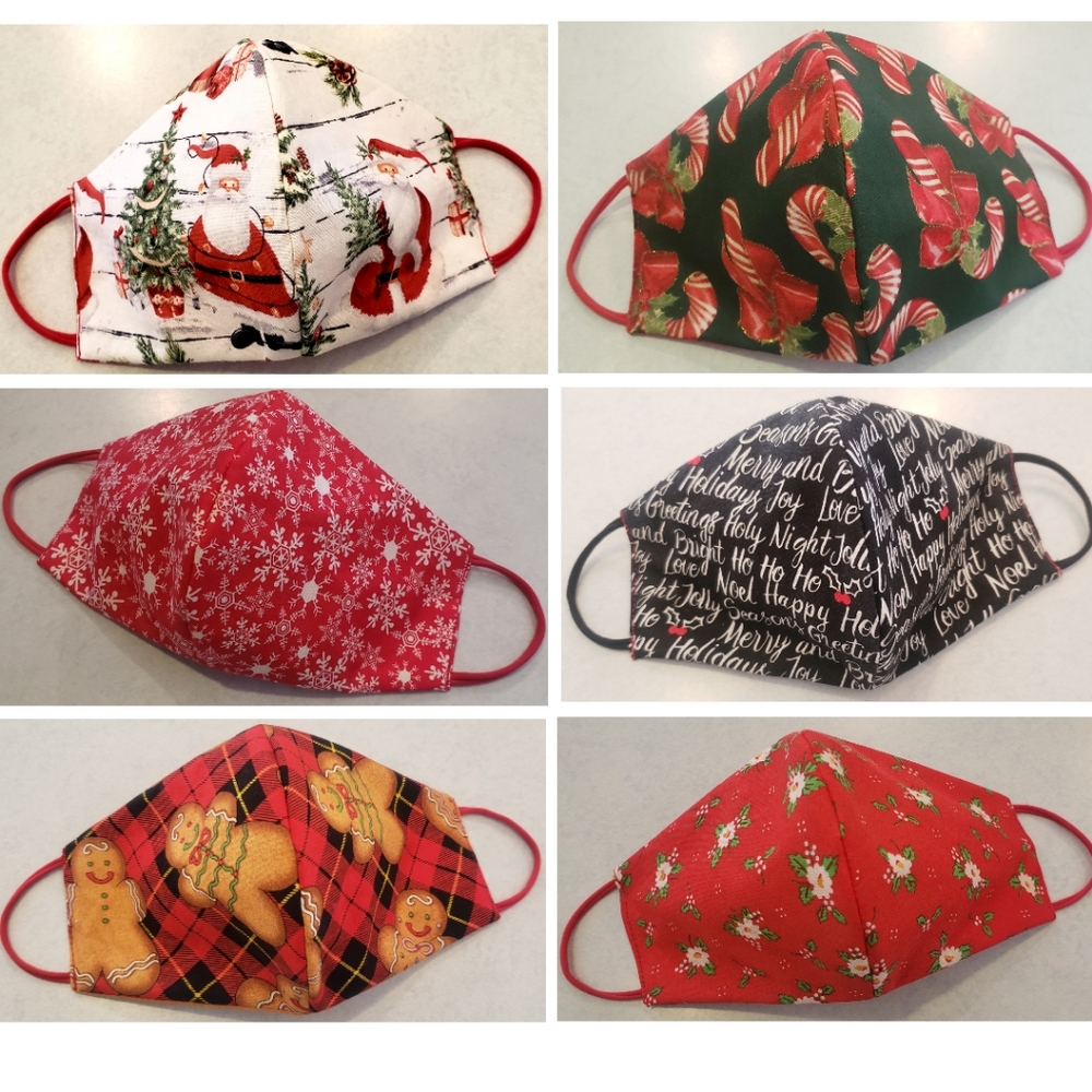 Christmas 🎄⛄ Face Masks Adult Size New